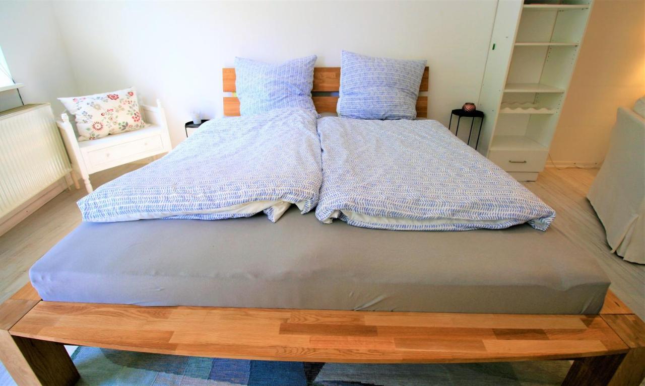 Zentrale Ferienwohnung „Treibholz“ Im Sonnenblumenhaus Flensburgo Esterno foto
